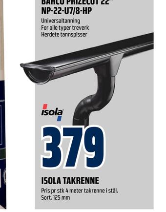 Obs Bygg Isola takrenne tilbud