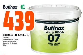 Obs Bygg Butinox tak & vegg 07 tilbud