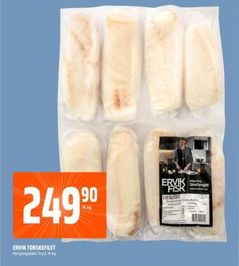Coop Obs Ervik torskefilet tilbud