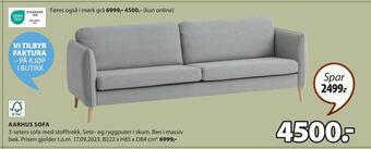 JYSK Aarhus sofa tilbud