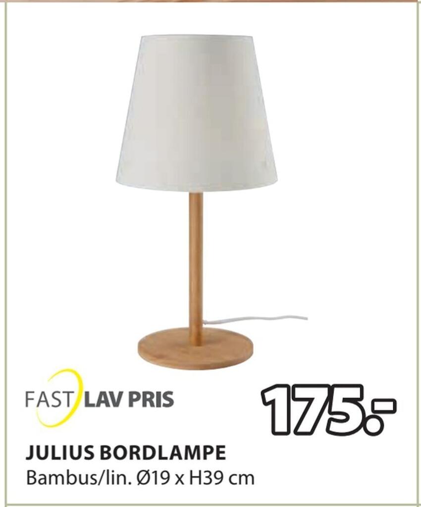 JYSK Julius bordlampe tilbud