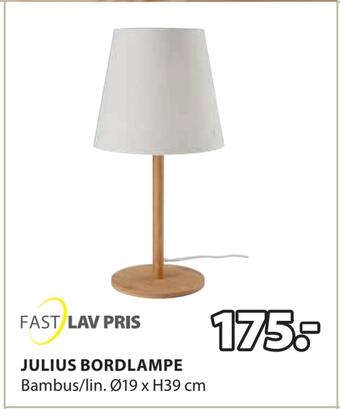JYSK Julius bordlampe tilbud