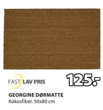 JYSK Georgine dørmatte tilbud
