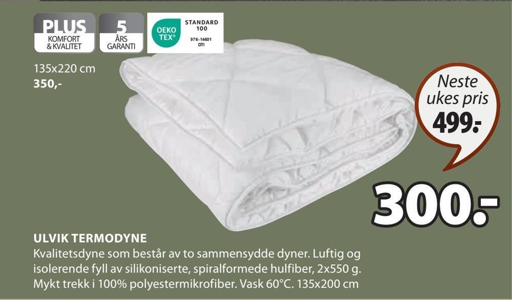 JYSK Ulvik termodyne tilbud