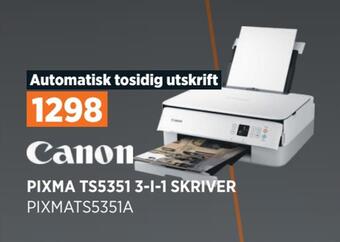 POWER Pixma ts5351 3-i-1 skriver tilbud