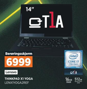 POWER Thinkpad x1 yoga tilbud