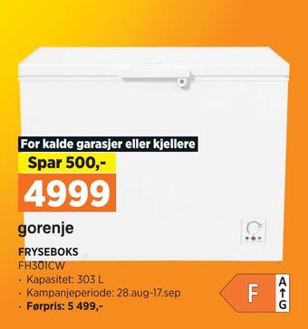 POWER Fryseboks tilbud