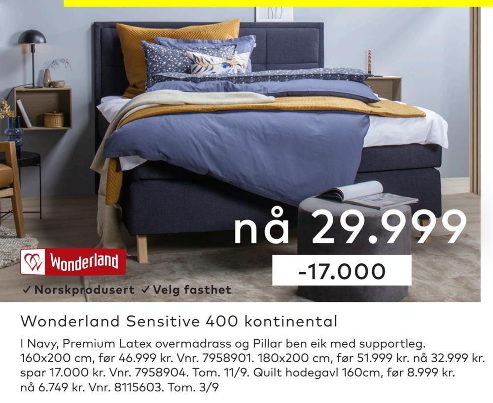 Skeidar Wonderland sensitive 400 kontinental tilbud