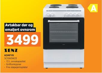 POWER Komfyr tilbud