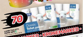 Coop Marked Lambi toalettpapir 12pk tilbud