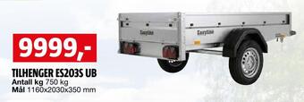 Bauhaus Tilhenger es203s ub tilbud