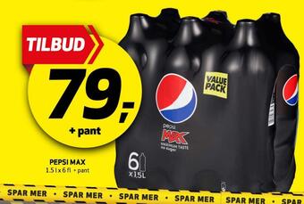Bunnpris Pepsi max tilbud