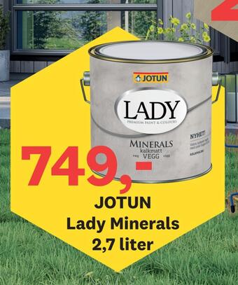 Bygger'n Jotun lady minerals 2,7 liter tilbud