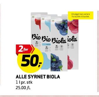 Bunnpris Alle syrnet biola tilbud