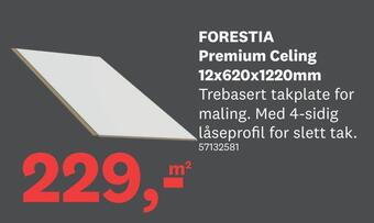 Forestia premium celing 12x620x1220mm