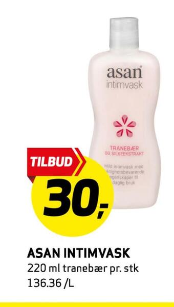Bunnpris Asan intimvask tilbud