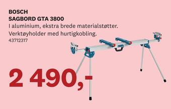 Bygger'n Bosch sagbord gta 3800 tilbud