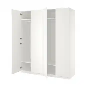 IKEA Pax / forsand garderobeskap, hvit/hvit, 200x60x236 cm tilbud