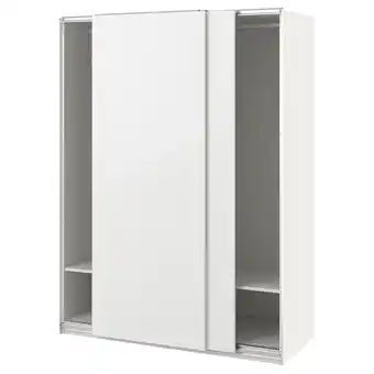 IKEA Pax / hasvik garderobekombinasjon, hvit/hvit, 150x66x201 cm tilbud