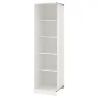 IKEA Pax påbyggingsdel hjørne med 4 hyller, hvit, 53x58x201 cm tilbud