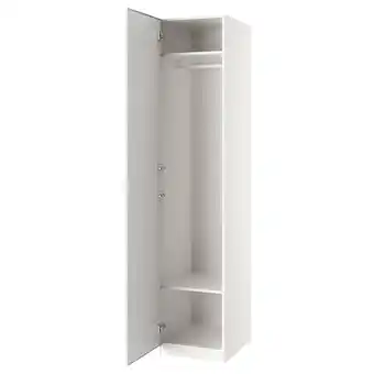 IKEA Pax / åheim garderobekombinasjon, hvit/speil, 50x60x236 cm tilbud
