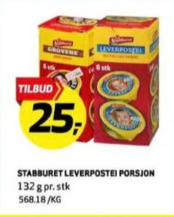 Bunnpris Stabburet leverpostei tilbud