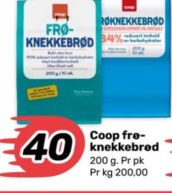 Coop Marked Coop knekkebrød tilbud