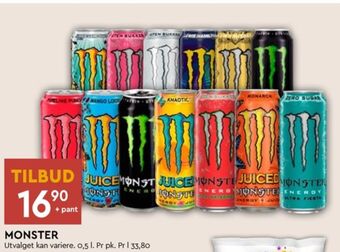 Coop Mega Monster energy energidrikk tilbud