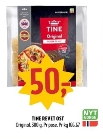 Coop Prix Tine revet ost tilbud