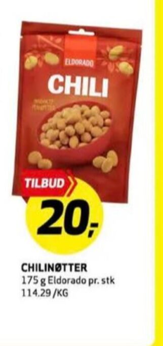 Bunnpris Eldorado peanøtter tilbud