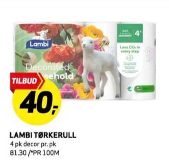 Bunnpris Decor tørkerull tilbud