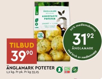 Coop Mega Änglamark poteter tilbud