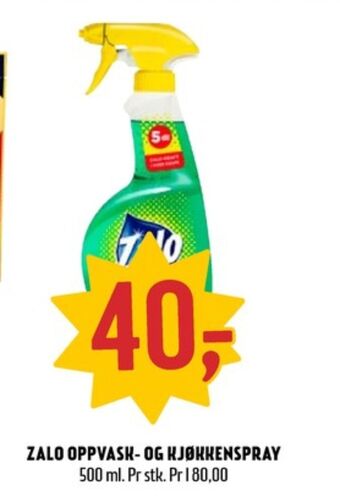 Coop Prix Zalo oppvaskmiddel tilbud