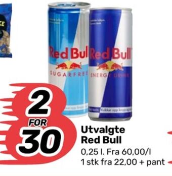 Coop Marked Red bull energidrikk tilbud