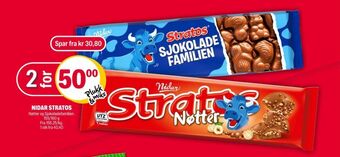 Coop Extra Stratos sjokoladeplate tilbud