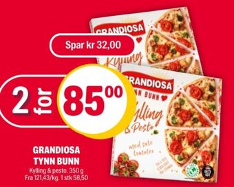 Coop Extra Grandiosa pizza tilbud