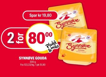 Coop Extra Synnøve finden skiveost tilbud