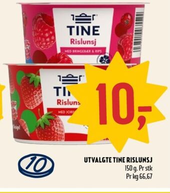 Coop Prix Tine yoghurt tilbud