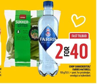 Coop Prix Farris mineralvann tilbud