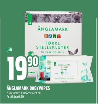 Coop Obs Änglamark vaskeservietter tilbud
