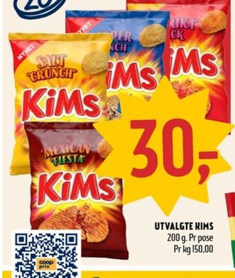 Coop Prix Kims chips tilbud