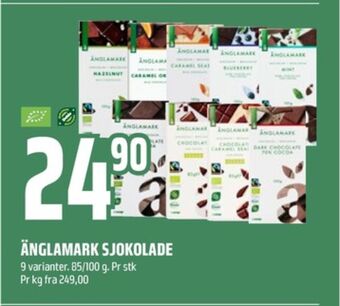 Coop Obs Änglamark sjokoladeplate tilbud