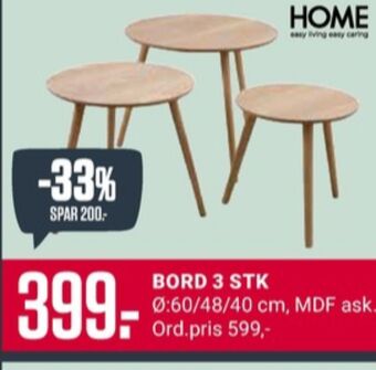 Europris Home bord tilbud