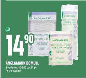 Coop Obs Änglamark bomullspinner tilbud