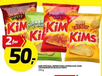 Bunnpris Kims chips tilbud
