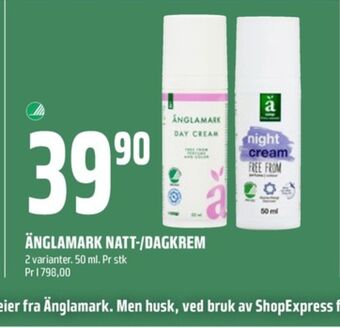 Coop Obs Änglamark krem tilbud