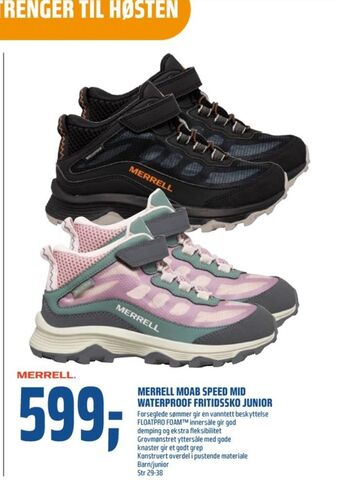 Coop Obs Merrell sko tilbud