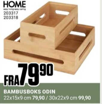 Europris Home oppbevaringsboks tilbud