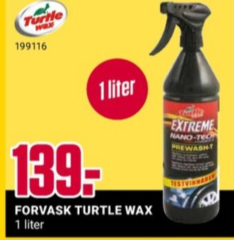 Europris Turtle bilshampo tilbud