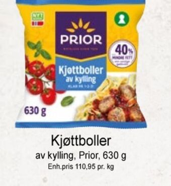 Joker Prior kjøttboller tilbud